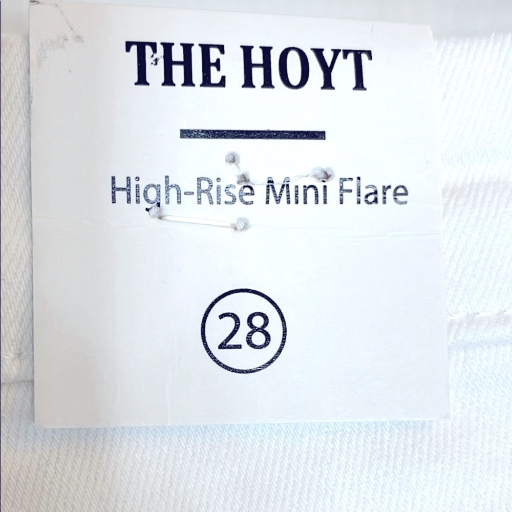 BLANKNYC The Hoyt White High-Rise Mini Flare Stretch Nordstrom Jeans Size 6 / 28 - Picture 13 of 17